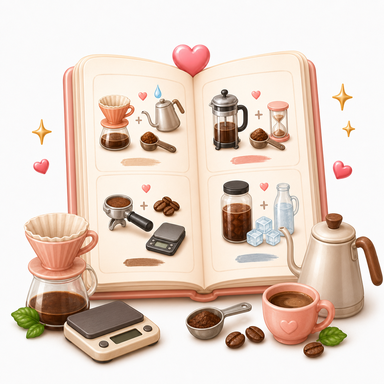 Coffee Brewing Ratio Cheat Sheets