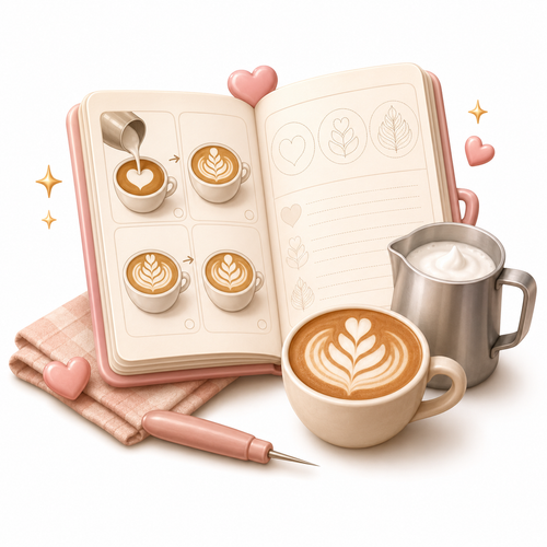 Milk Frothing & Latte Art Practice Pack